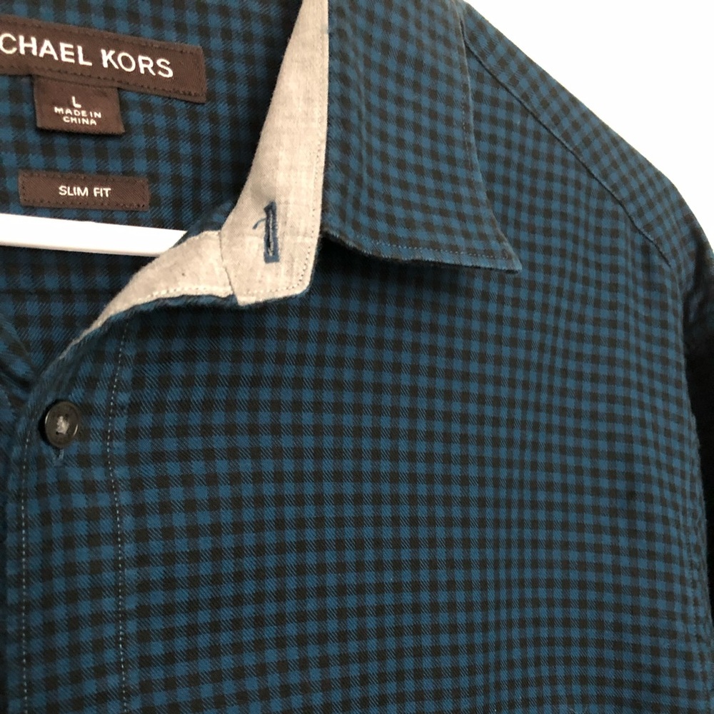 Michael Kors Men’s Button Down Size L - Picture 3 of 4